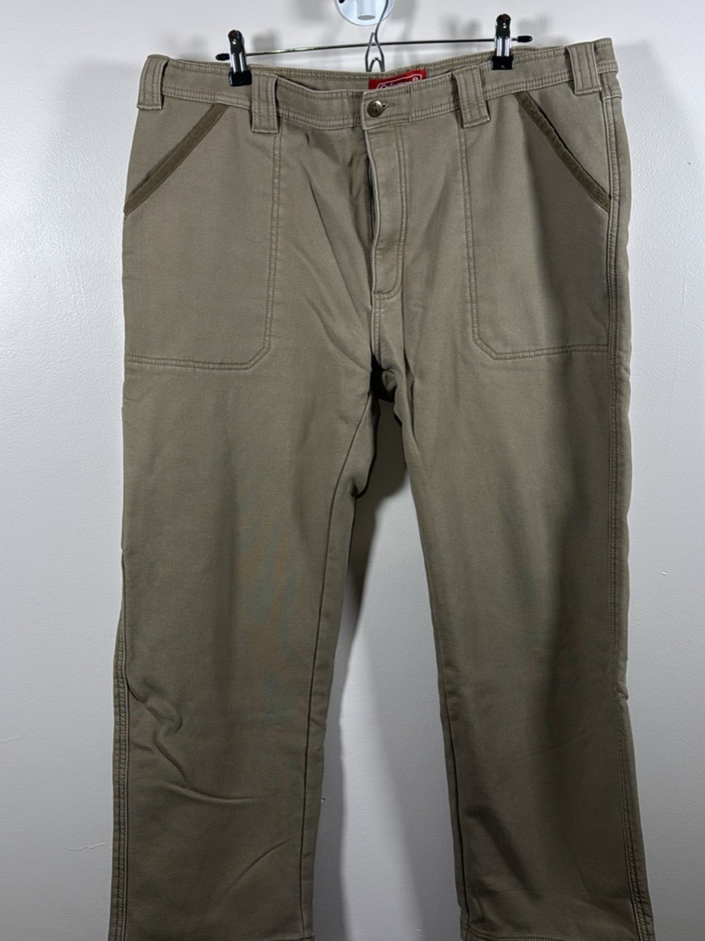 Coleman Men's Thermal Lined Work Pant in Khaki